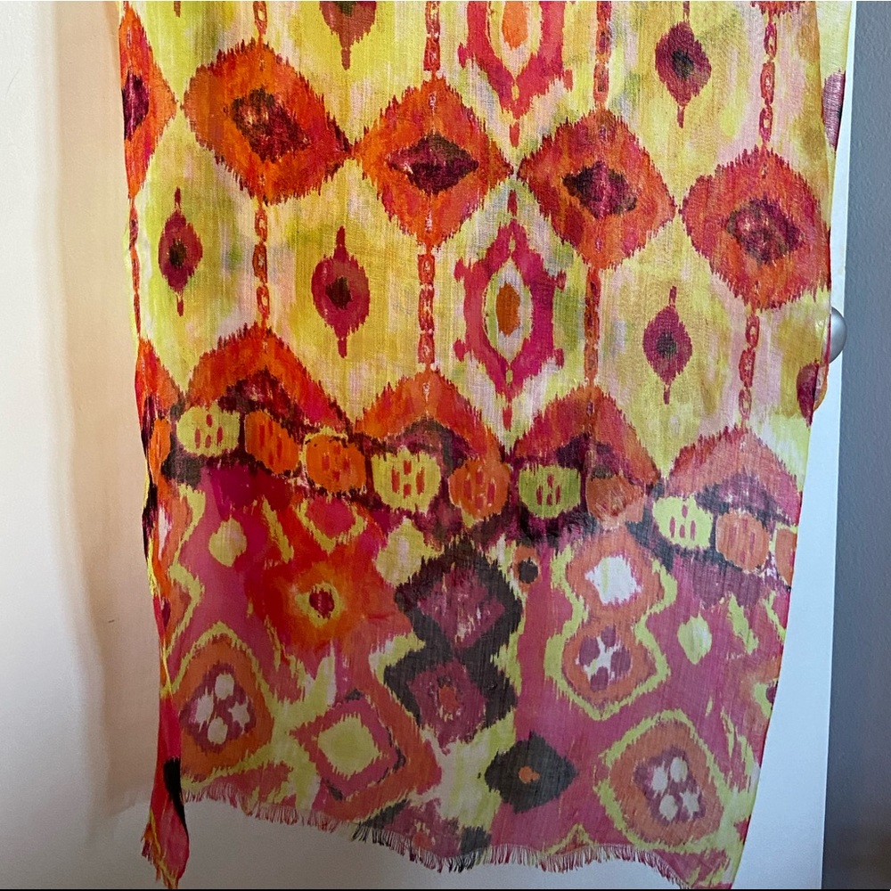 Colorful shawl/scarf - Picture 3 of 6